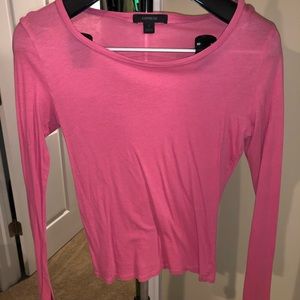 Pink long sleeve shirt